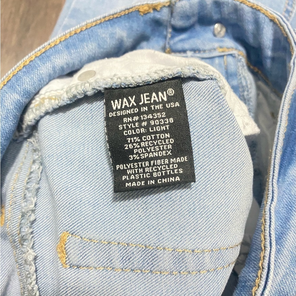 Wax Jean Light Blue Flare Jeans - Picture 11 of 11